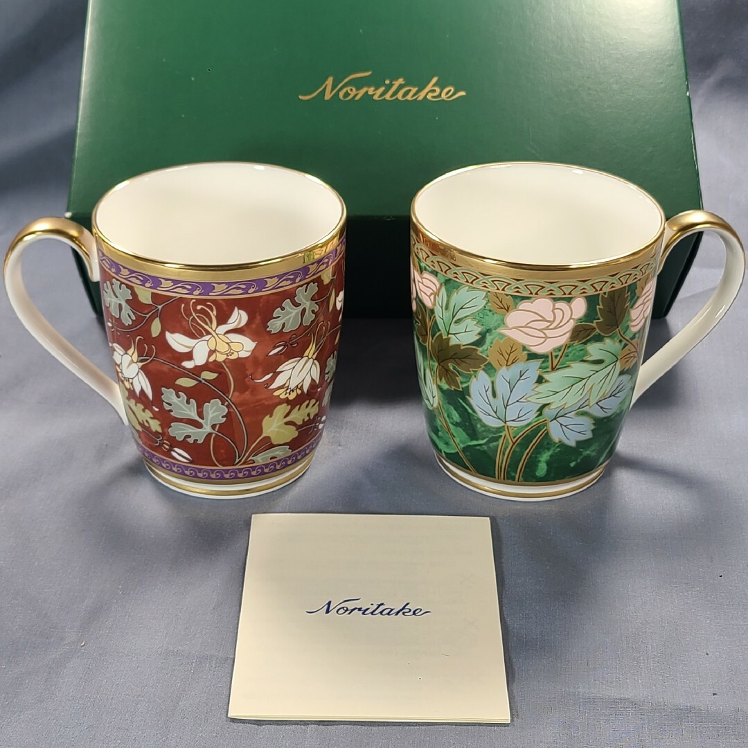 Noritake オーキッド マグカップ ペア ノリタケ ティーカップ コーヒー