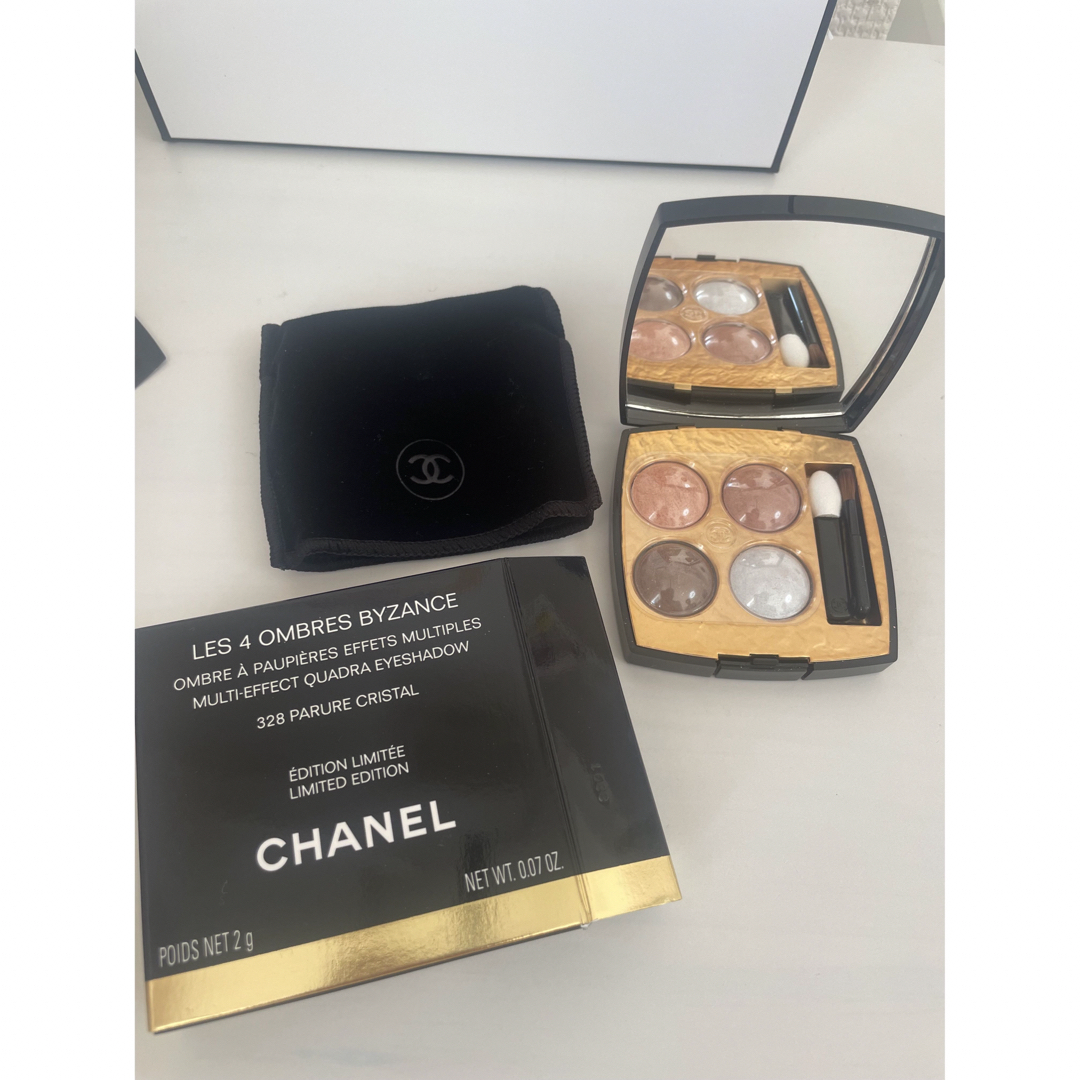 CHANEL(シャネル)のレキャトルオンブルビザンス328パリュール クリスタル  CHANEL おまけ コスメ/美容のベースメイク/化粧品(アイシャドウ)の商品写真