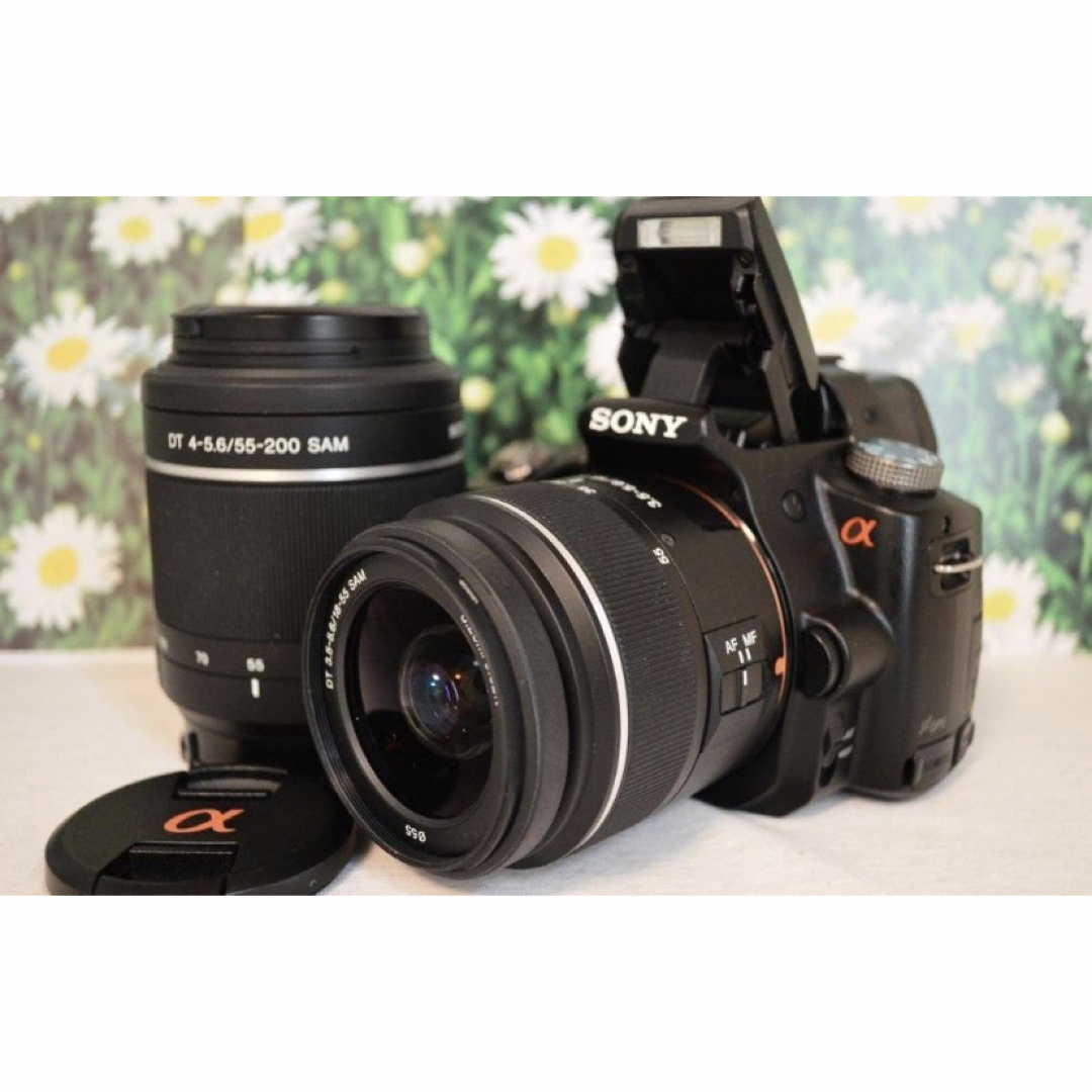 ソニー の人気一眼レフ♪Wレンズでカメラデビューに◎❤️SONY α55 | フリマアプリ ラクマ ソニー の人気一眼レフ♪Wレンズでカメラデビューに◎❤️SONY α55 | フリマアプリ ラクマ