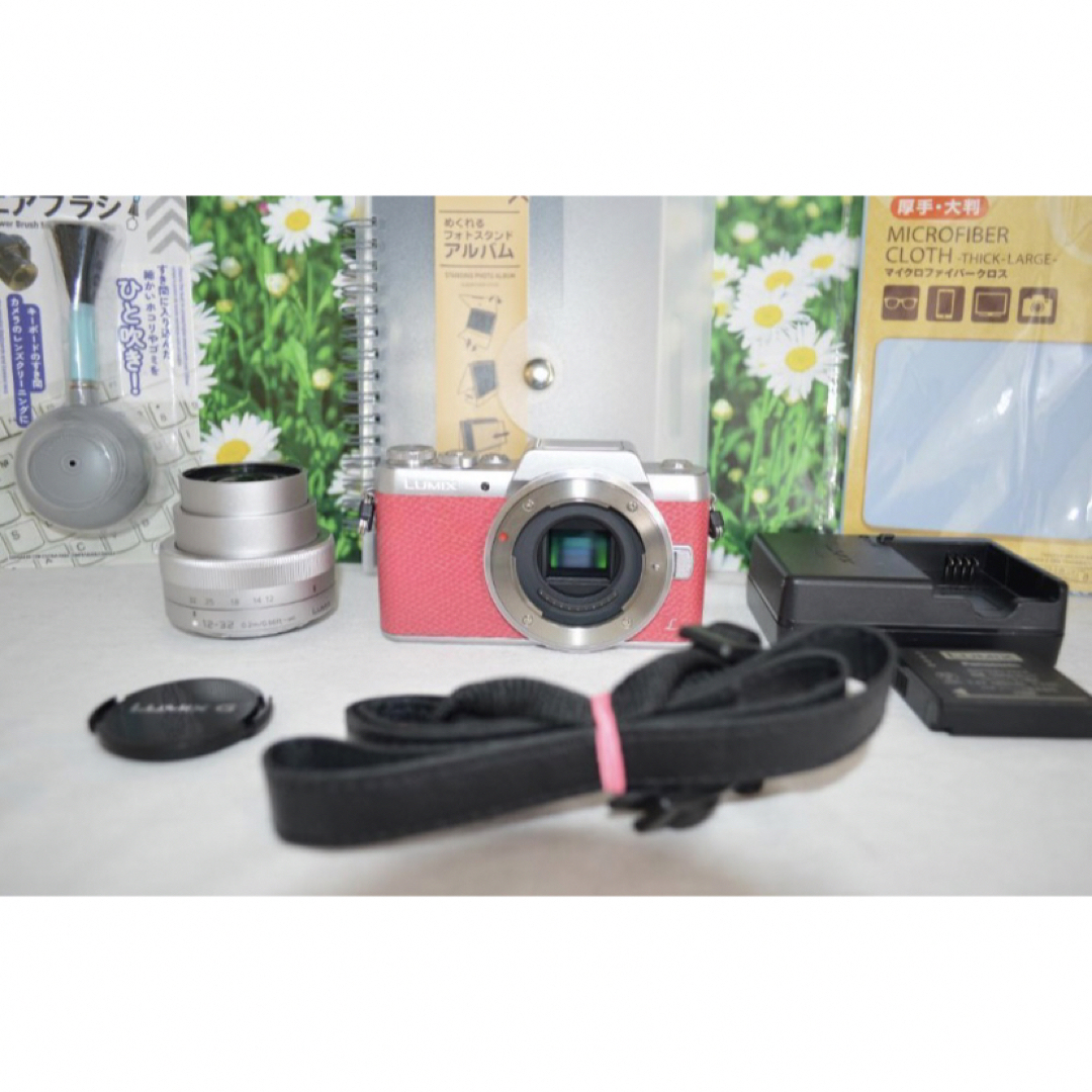 ❤美品❤️希少ピンクカラー❤️Wi-Fi＆自撮り❤️LUMIX GF7