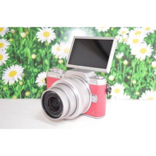 パナソニック(Panasonic)の❤美品❤️希少ピンクカラー❤️Wi-Fi＆自撮り❤️LUMIX GF7(ミラーレス一眼)