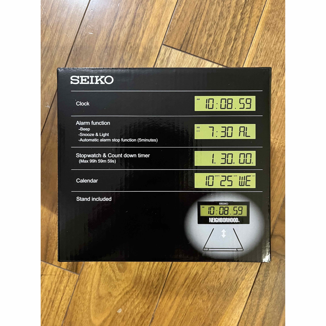 NEIGHBORHOOD SEIKO SPORTS TIMER CLOCK