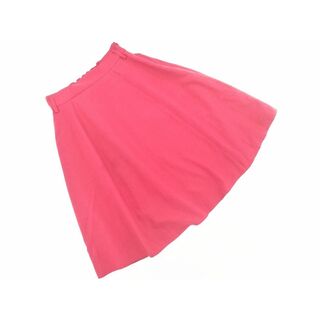 Rew de Rew ルゥデルゥ Aライン 台形 スカート sizeSS/赤紫 ■■ レディース(ひざ丈スカート)