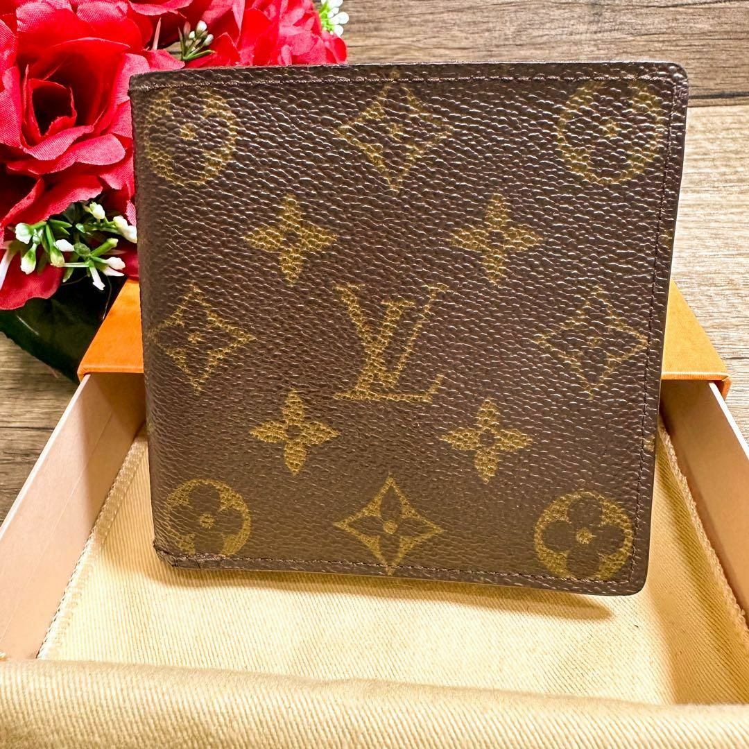 LOUIS VUITTON - 【美品】ルイヴィトン モノグラム ポルトフォイユ