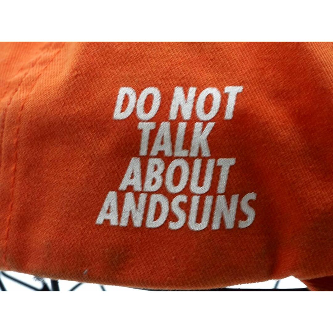 ANDSUNS(アンドサンズ)のANDSUNS アンドサンズ プリント キャップ オレンジ ■■ メンズ メンズの帽子(キャップ)の商品写真