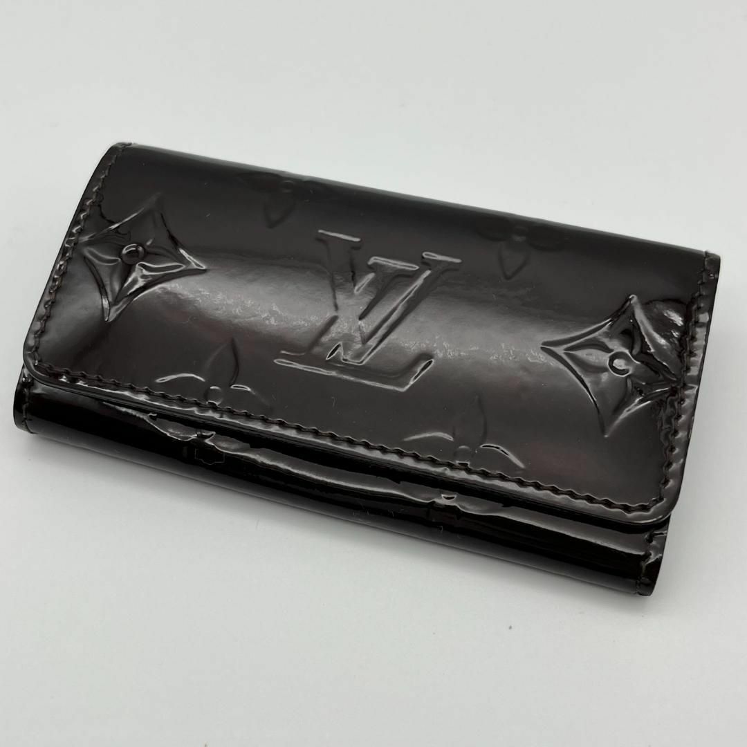 LOUIS VUITTON - ルイヴィトン キーケース ミュルティクレ4 ヴェルニ