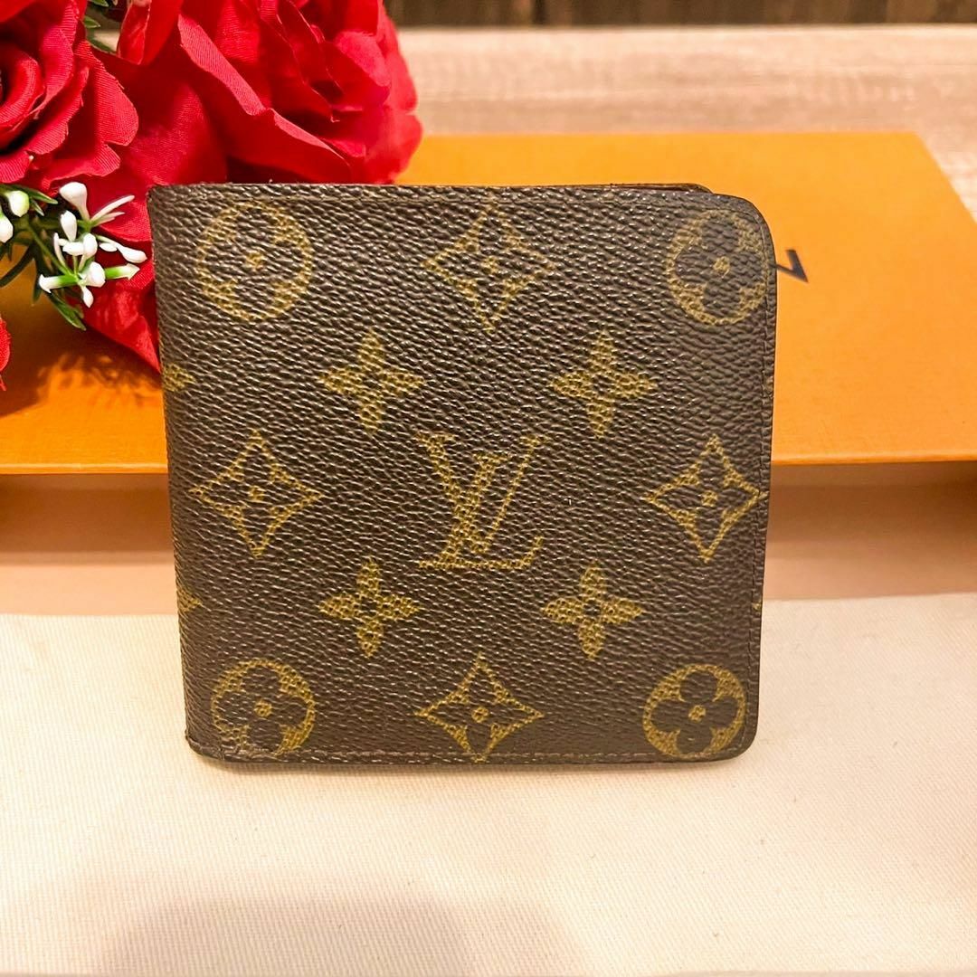 LOUIS VUITTON ポルトフォイユ マルコ 二つ折り財布 モノグラム