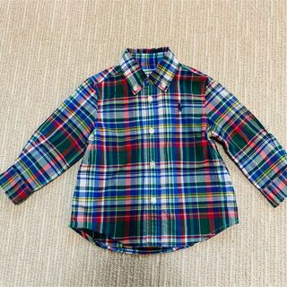 ラルフローレン(Ralph Lauren)の【美品】ラルフローレン　サイズ80 チェックシャツ(シャツ/カットソー)