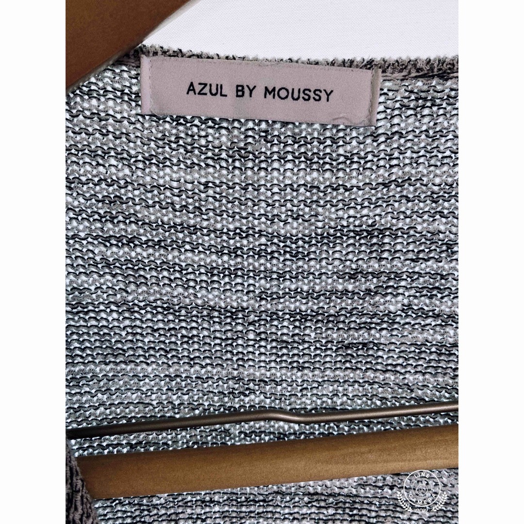 AZUL by moussy(アズールバイマウジー)のAZULBymoussyフリンジカーディガン☆美品 レディースのトップス(カーディガン)の商品写真