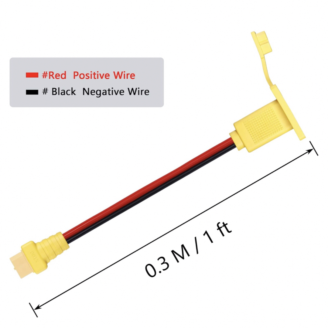 XT60 パネルマウント　サブバッテリー　リン酸鉄リチウム　キャンピングカー スポーツ/アウトドアのアウトドア(その他)の商品写真