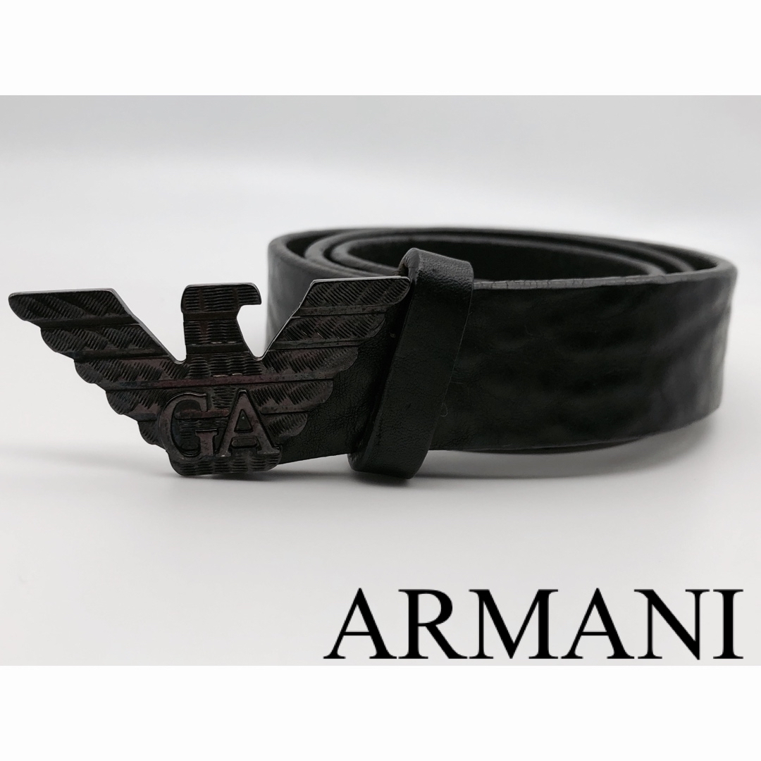 EMPORIO ARMANI(エンポリオ アルマーニ) ベルト メンズ ブラック