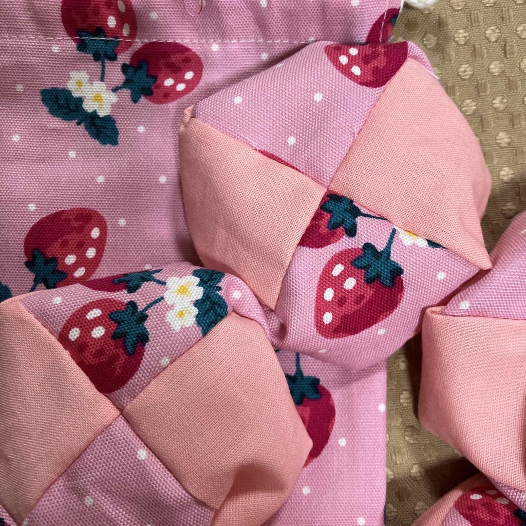 お手玉5個と収納用巾着袋 ⑦ ハンドメイドの通販 by さぼてん's shop
