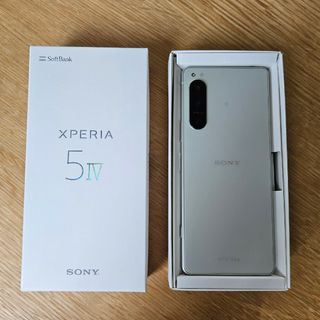 エクスペリア(Xperia)のSONY Xperia 5 IV A204SO エクリュホワイト(スマートフォン本体)