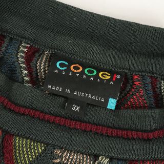 COOGI - COOGI クージー サイズ:3XL 90s 3D 立体編み 総柄 ニット ...