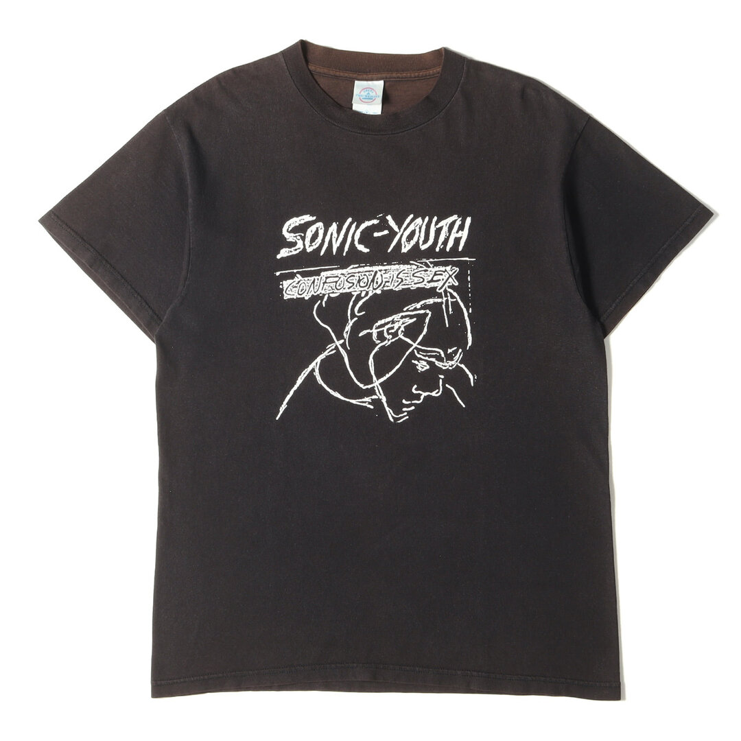 Vintage Rock Item ヴィンテージ ロック 00s SONIC YOUTH Confusion Is Sex ソニック ユース クルーネック 半袖 Tシャツ ブラック 黒 M トップス カットソー バンドT ロックT バンT【メンズ】Tシャツ/カットソー(半袖/袖なし)