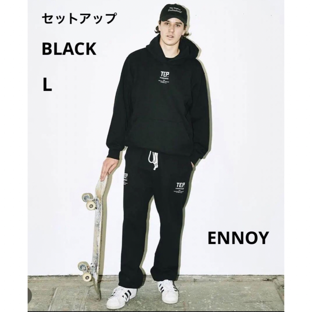 1LDK SELECT - 【新品】ennoy plllllleeeasse TEP セットアップ 黒の