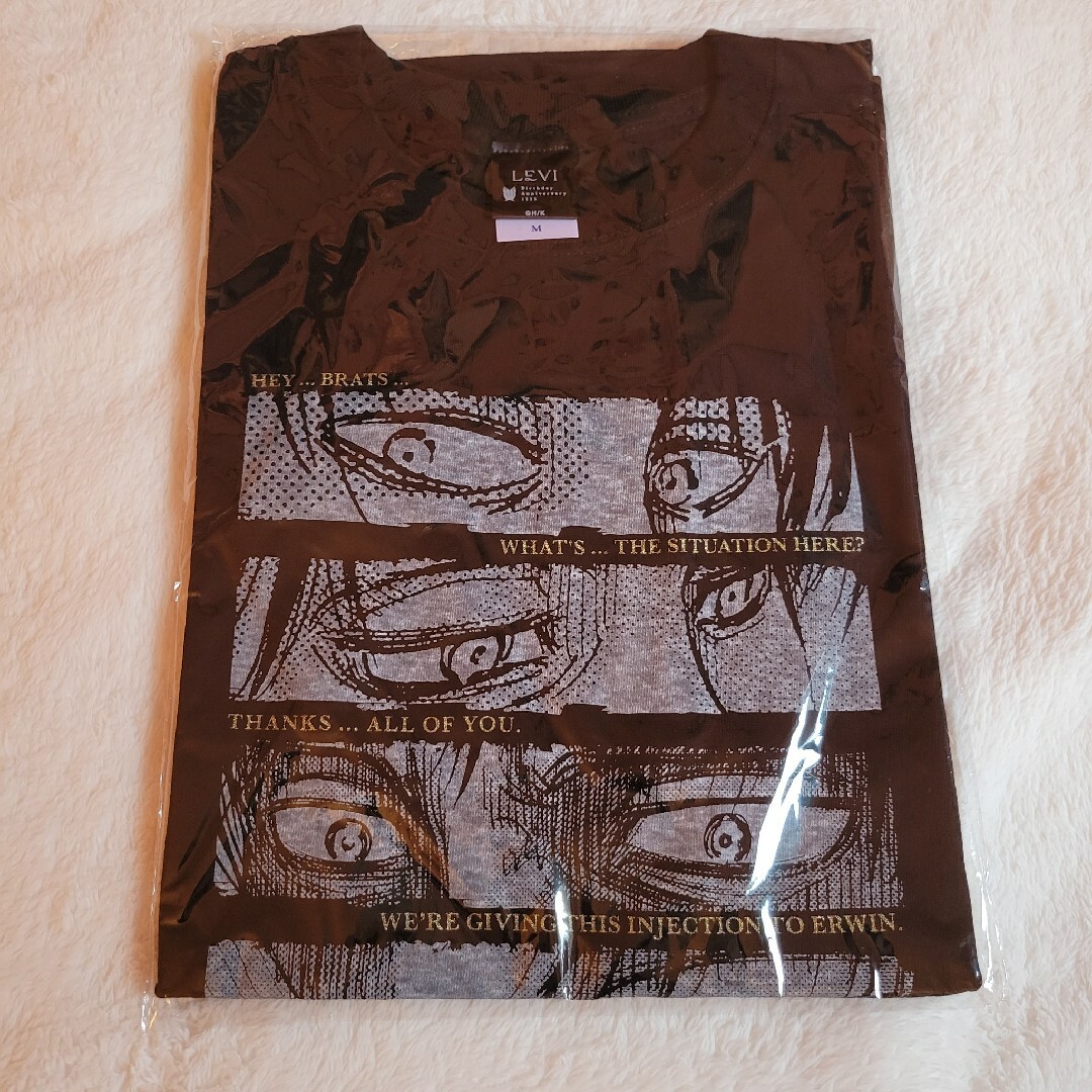 限定♡未開封♡進撃の巨人オンライン展覧会リヴァイバースデーTシャツ