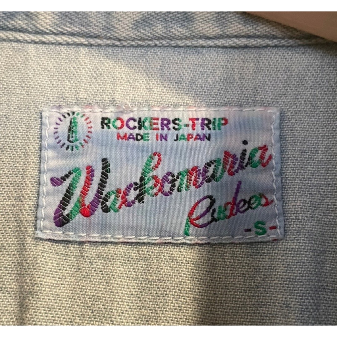【希少】ワコマリアWACKO MARIA マリア刺繍デニムシャツ