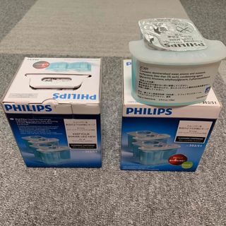 フィリップス(PHILIPS)のPHILIPS クリーニングカートリッジ　洗浄液　3個セット　JC302/51(メンズシェーバー)