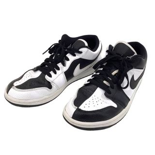 ナイキ(NIKE)のナイキ（NIKE） WMNS AIR JORDAN 1 LOW SE  DR0502-101　エアージョーダン　ブラック×ホワイト　サイズ9.5（約26.5cm）【中古】KB-7570(ショルダーバッグ)