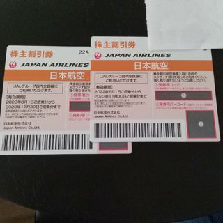 日本航空 JAL 株主優待券 2枚(その他)