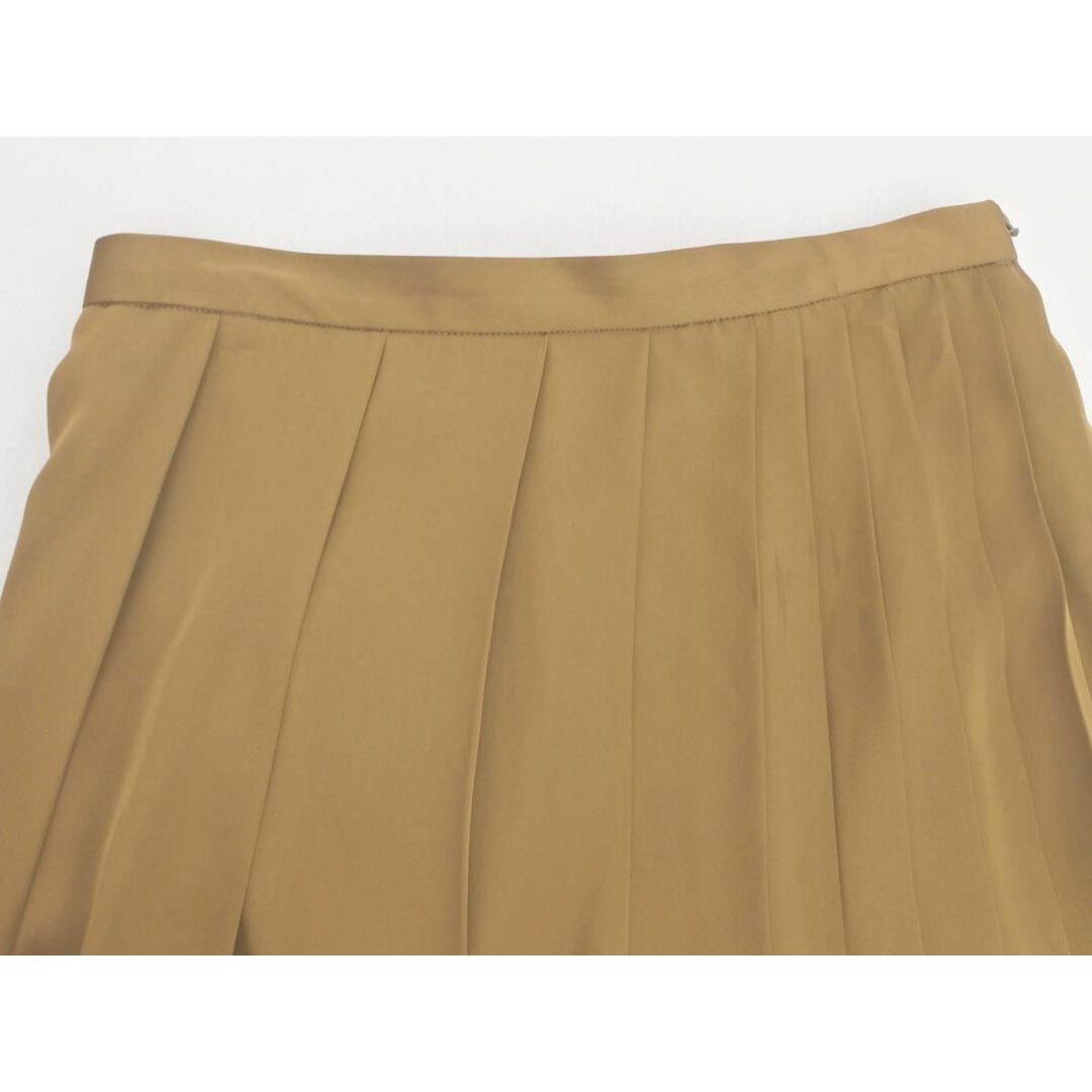 UNTITLED(アンタイトル)のアンタイトル サテン プリーツ スカート size1/カーキ ■■ レディース レディースのスカート(ロングスカート)の商品写真