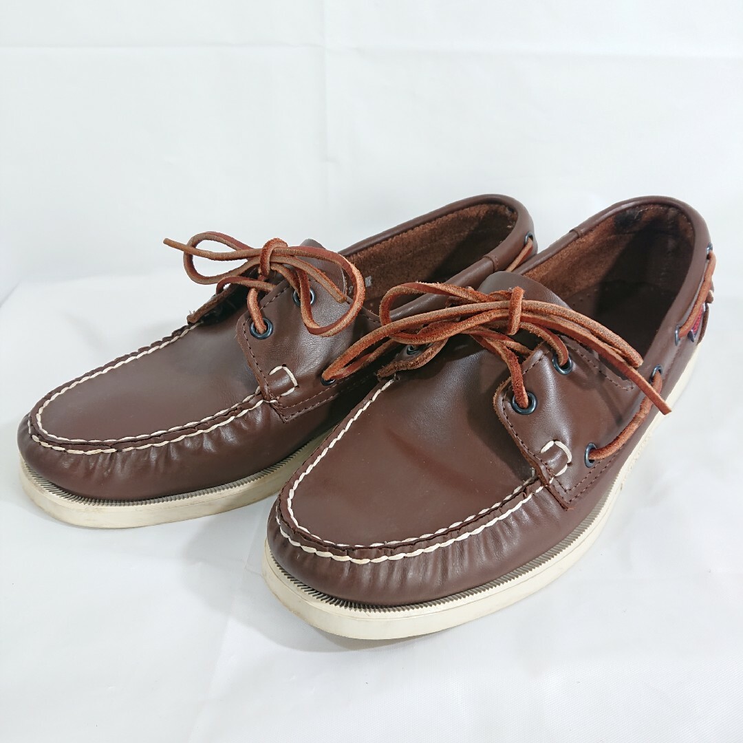 SEBAGO(セバコ)の■セバゴ/ドッグサイズ/デッキシューズ/茶レザー/9½M/27.5D/モカシン メンズの靴/シューズ(デッキシューズ)の商品写真