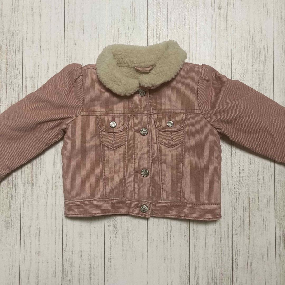 GAP Kids(ギャップキッズ)のGAP ボアコーデュロイジャケット キッズ/ベビー/マタニティのキッズ服男の子用(90cm~)(ジャケット/上着)の商品写真