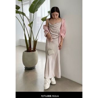SNIDEL - SNIDEL ワンピース ニットカーデ&キャミワンピースSETの通販