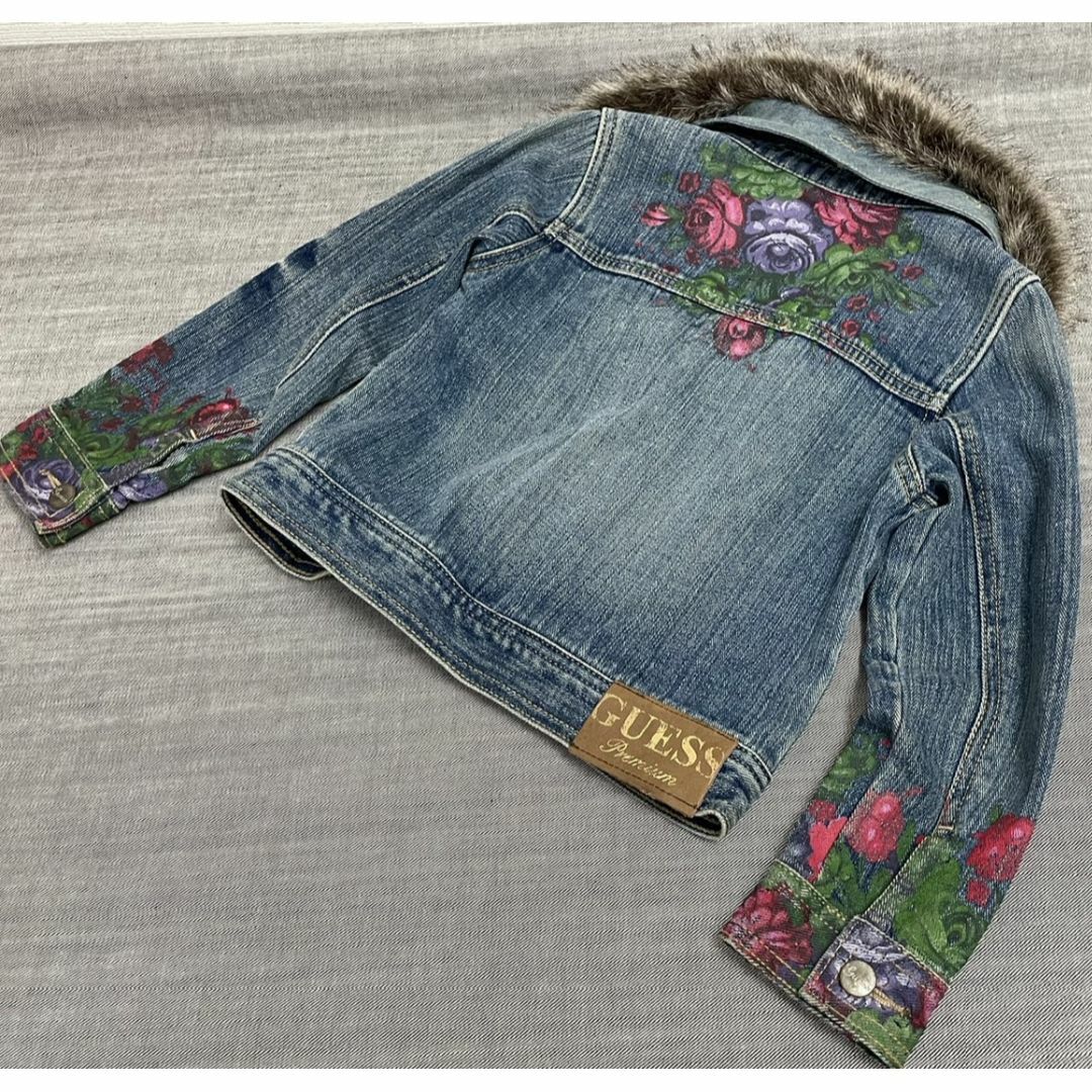 GUESS(ゲス)の【GUESS 120cm(6)】デニムジャケット r22692 キッズ/ベビー/マタニティのキッズ服女の子用(90cm~)(ジャケット/上着)の商品写真