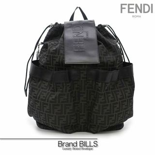 フェンディ FENDI バックパック 7VZ011 リュックサック レザー ブラック