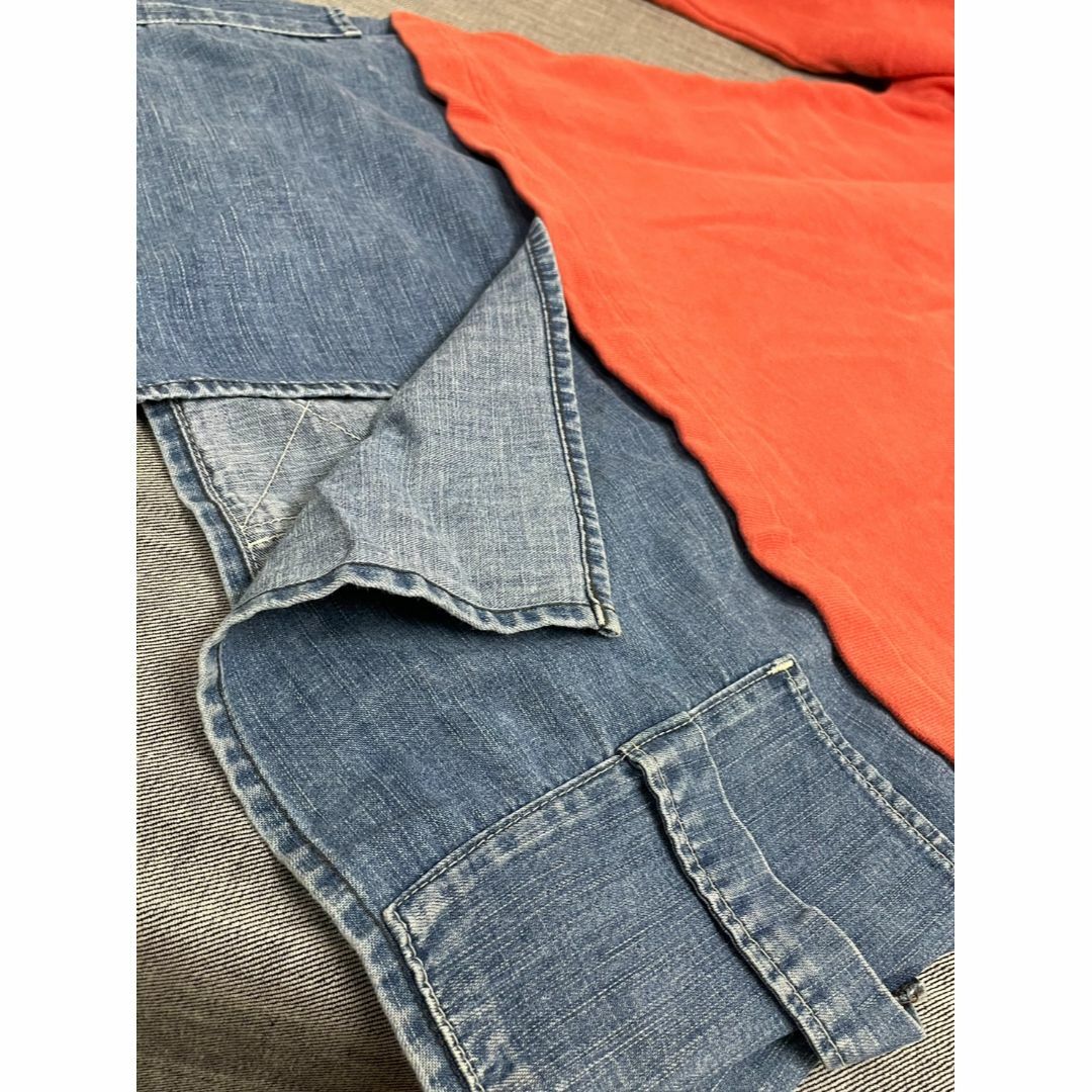 DENIM DUNGAREE(デニムダンガリー)の【デニム&ダンガリー 140cm】長袖ワンピース r23011 キッズ/ベビー/マタニティのキッズ服女の子用(90cm~)(ワンピース)の商品写真