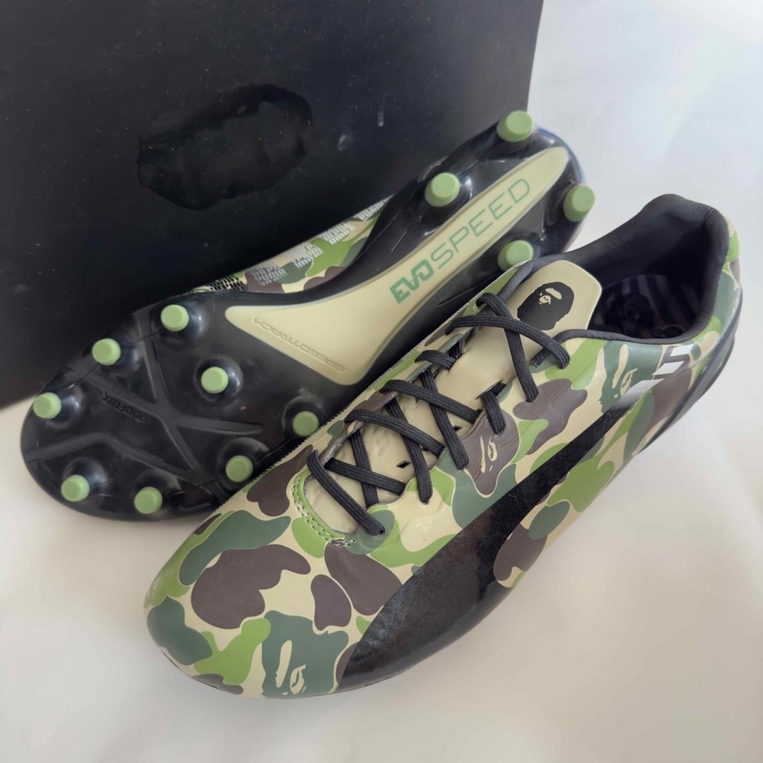 A BATHING APE(アベイシングエイプ)の限定 evospeed BAPE FG エヴォスピード ベイプ スポーツ/アウトドアのサッカー/フットサル(シューズ)の商品写真