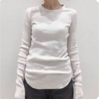 アパルトモンドゥーズィエムクラス(L'Appartement DEUXIEME CLASSE)の【週末値下げ】GOOD GRIEF! グッドグリーフ RIB L/S TOP (カットソー(長袖/七分))