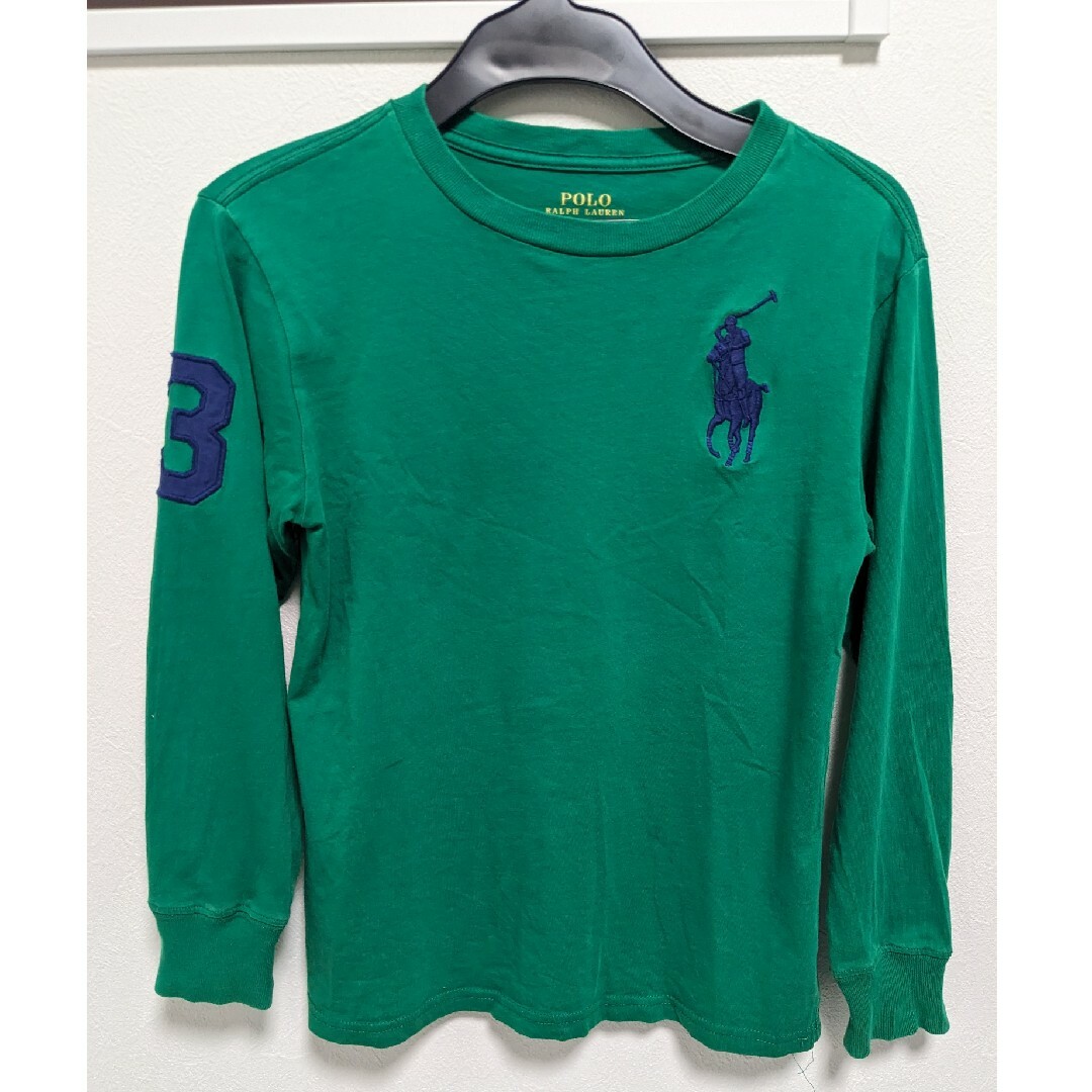 POLO RALPH LAUREN(ポロラルフローレン)のポロラルフローレン長袖Tシャツ 140 used キッズ/ベビー/マタニティのキッズ服男の子用(90cm~)(Tシャツ/カットソー)の商品写真