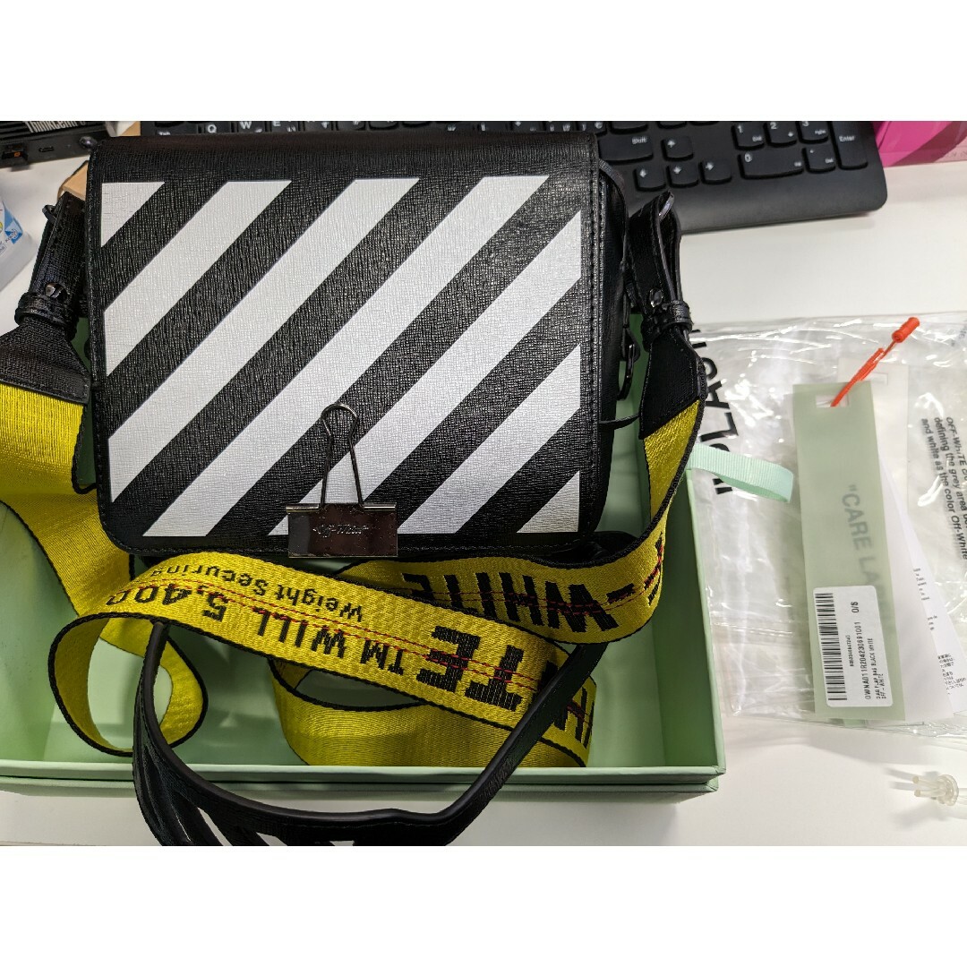 Off-White Clip industrial shoulder bag