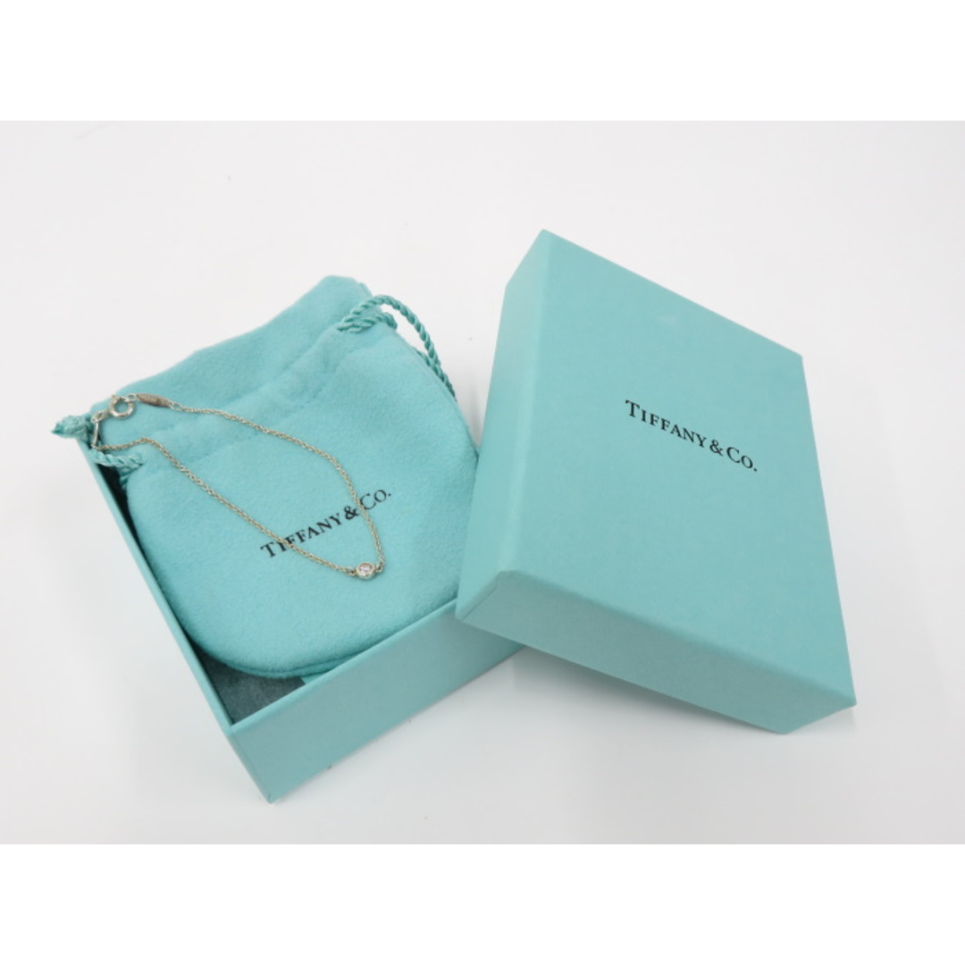 TIFFANY&CO. バイザヤード ダイヤ ブレスレット SV925 シルバー最大約18トップ