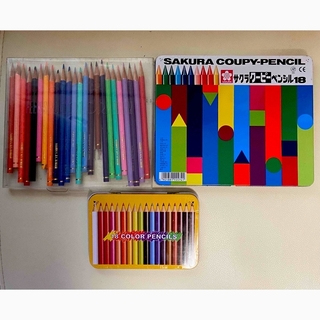 サクラ(SAKULA)のサクラクーピーペンシル 色鉛筆 カラーペンシル 未使用品あり(色鉛筆)