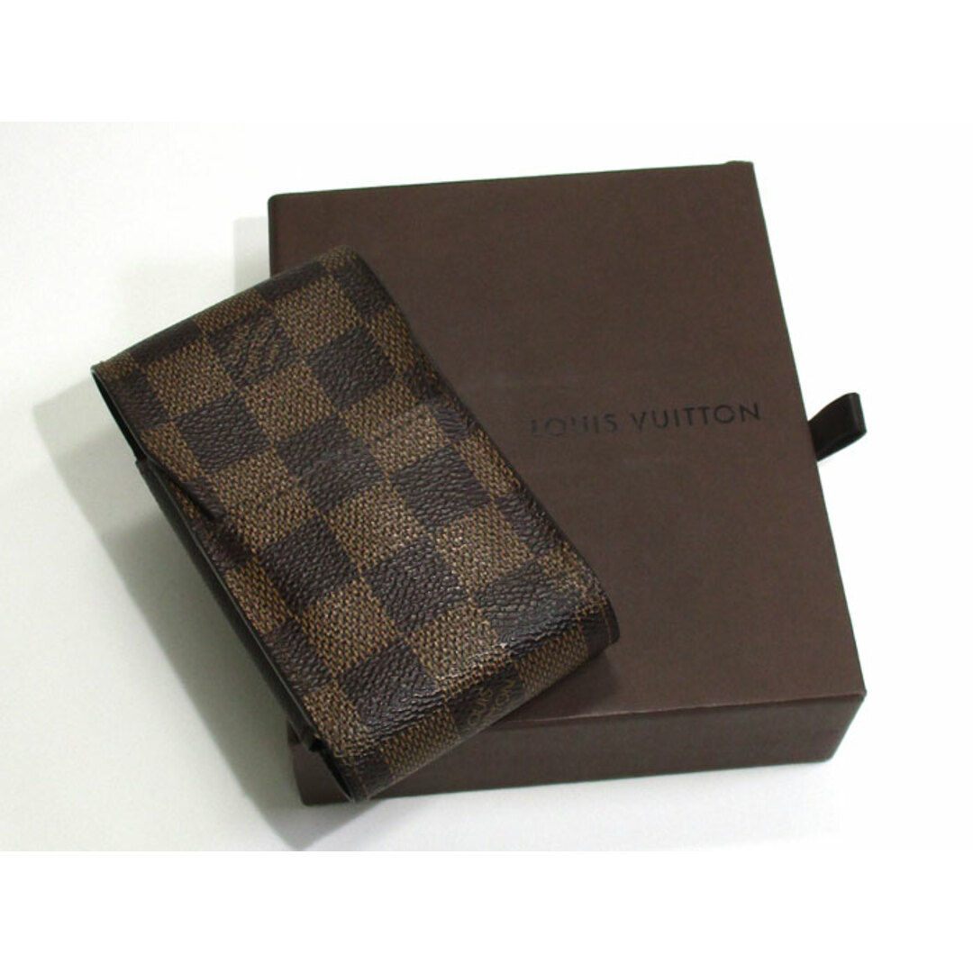 LOUIS VUITTON(ルイヴィトン)のLOUIS VUITTON エテュイ シガレット タバコケース ダミエ エベヌ メンズのファッション小物(タバコグッズ)の商品写真