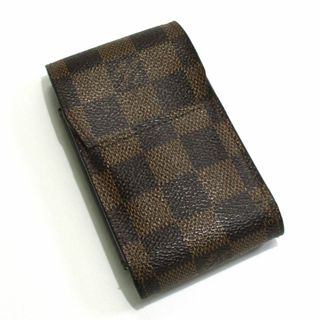 ルイヴィトン(LOUIS VUITTON)のLOUIS VUITTON エテュイ シガレット タバコケース ダミエ エベヌ(タバコグッズ)