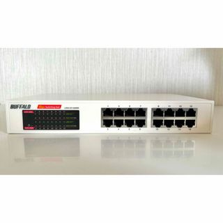 バッファロー(Buffalo)のBUFFALO LSW2-GT-16NSRR Gigabit HUB(PC周辺機器)