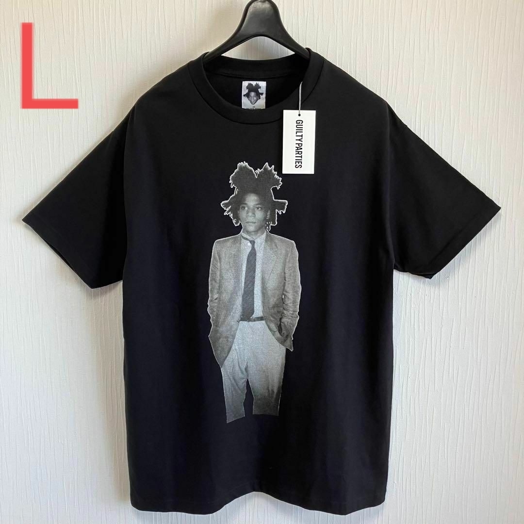 L黒【WACKOMARIA】BASQUIAT T-SHIRT／新品タグ付