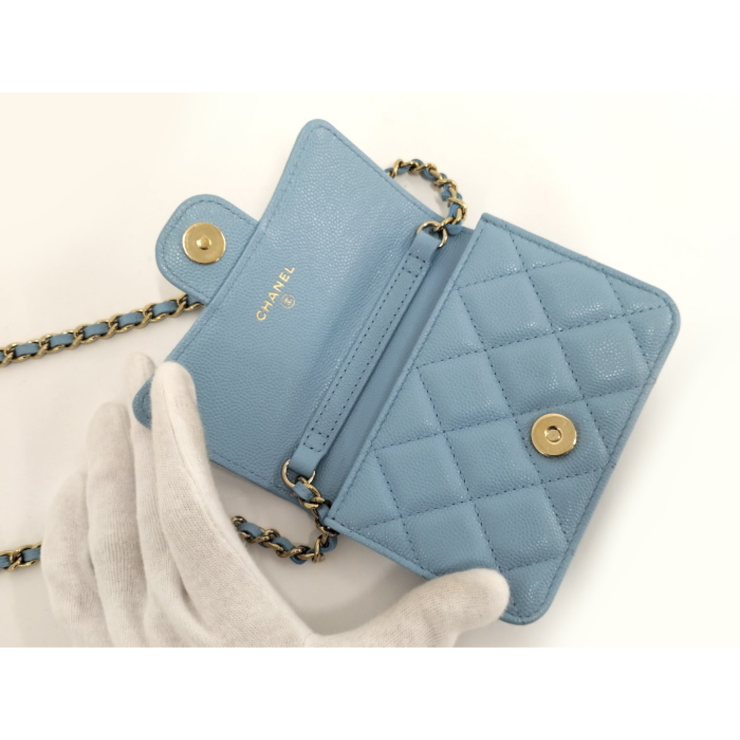 CHANEL - CHANEL マトラッセ ミニチェーンショルダーバッグ ココ CHANEL - CHANEL マトラッセ ミニチェーンショルダーバッグ ココ