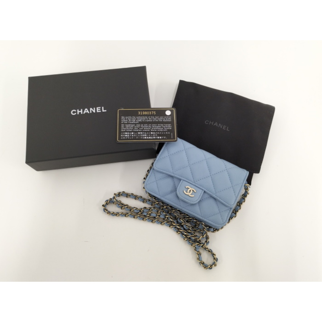 CHANEL - CHANEL マトラッセ ミニチェーンショルダーバッグ ココ CHANEL - CHANEL マトラッセ ミニチェーンショルダーバッグ ココ