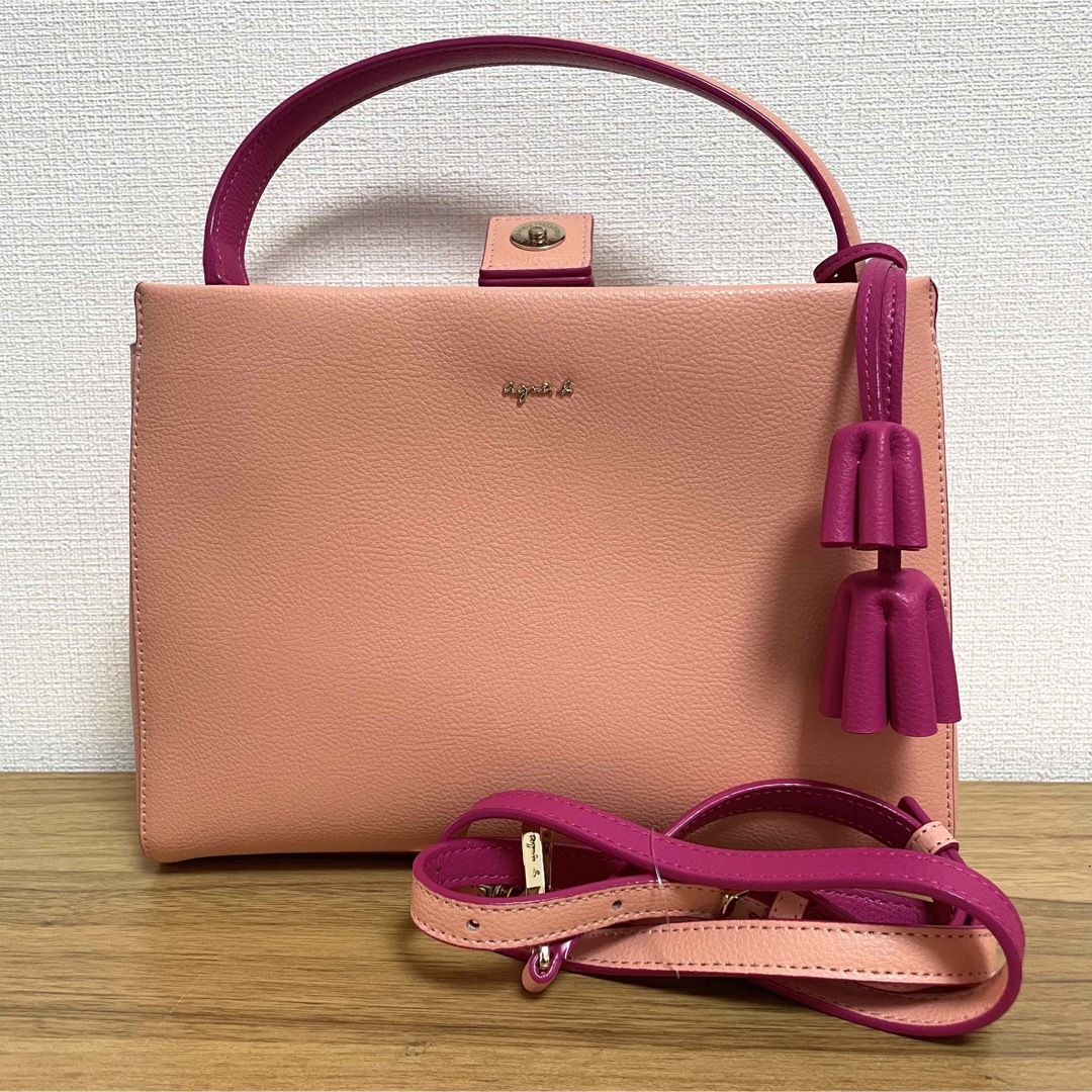agnes b. - 【極美品】 agnes b. 2way ショルダーバッグ ハンドバッグ