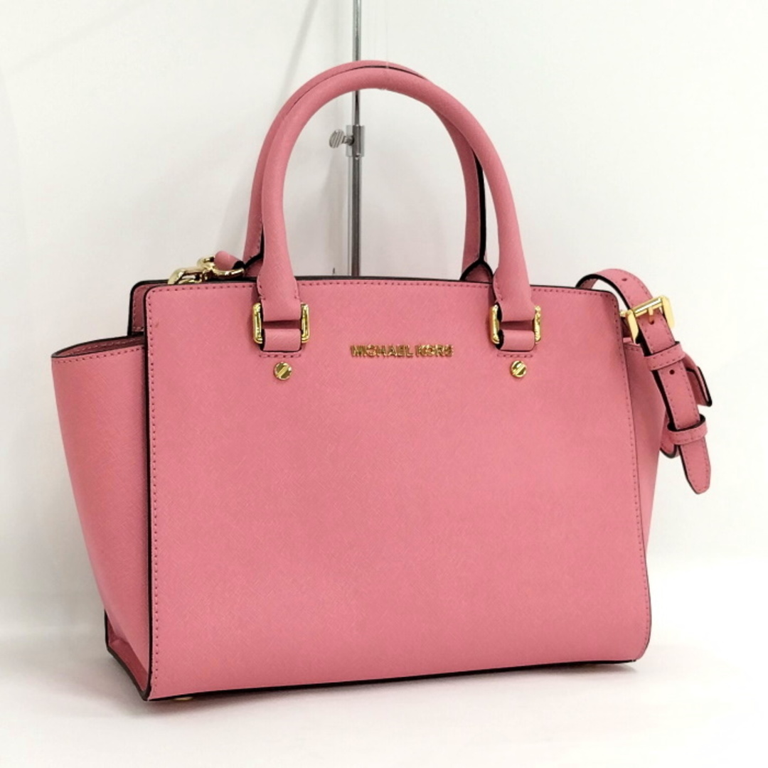 MICHAEL KORS セルマ 2WAYハンドバッグ PVC ピンクPVCサイズ