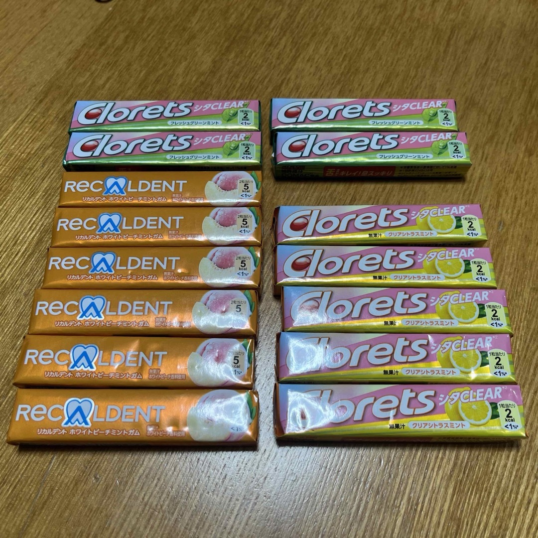 クロレッツ、リカルデント15個セット 食品/飲料/酒の食品(菓子/デザート)の商品写真