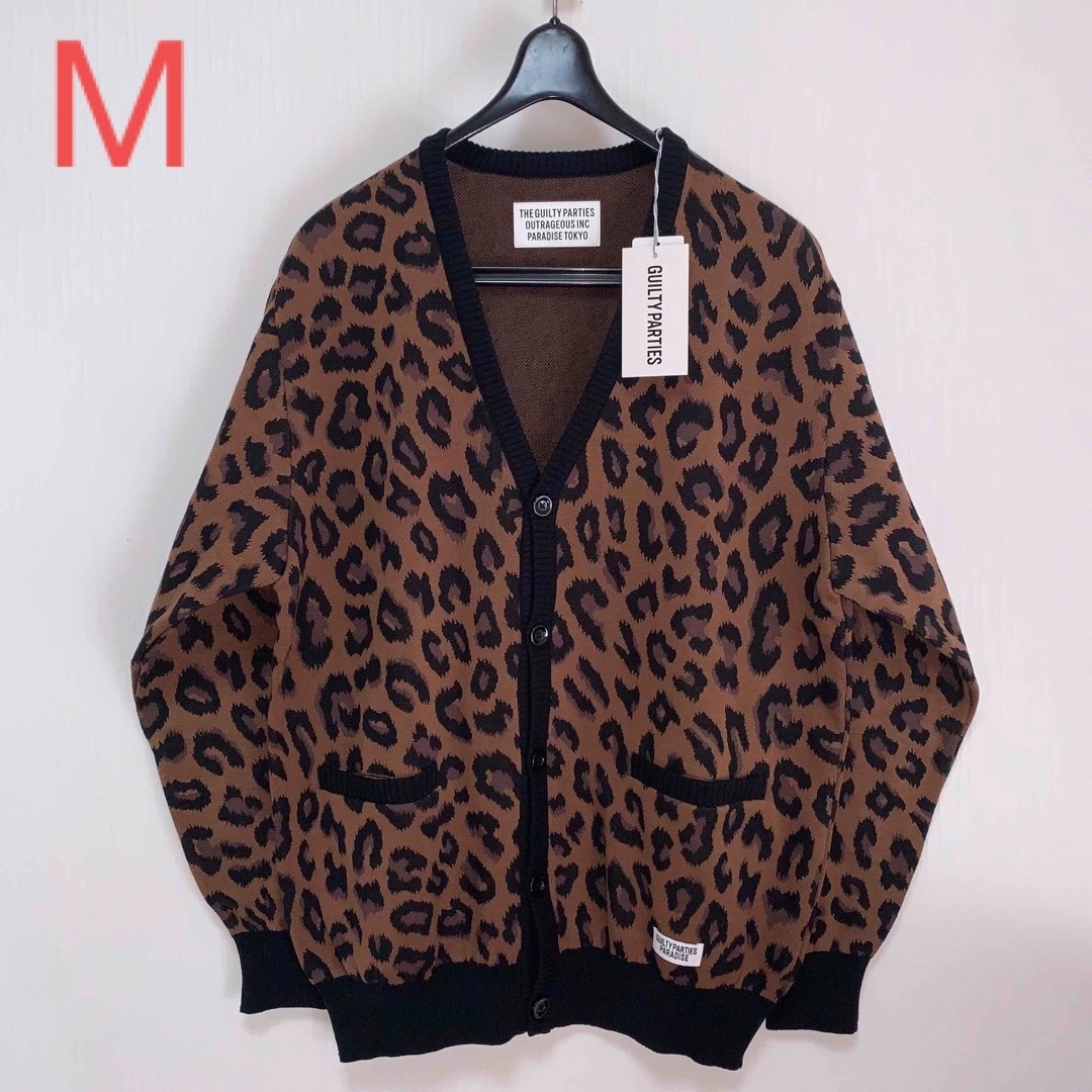 M【WACKOMARIA】LEOPARD CARDIGAN ／新品タグ付／送料込