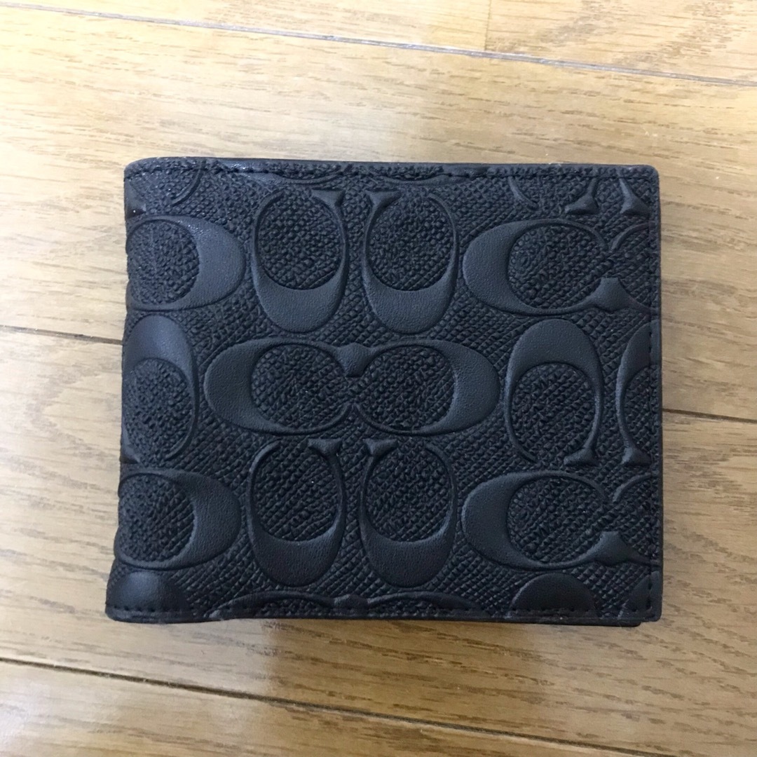 【美品】COACH メンズ 二つ折り財布