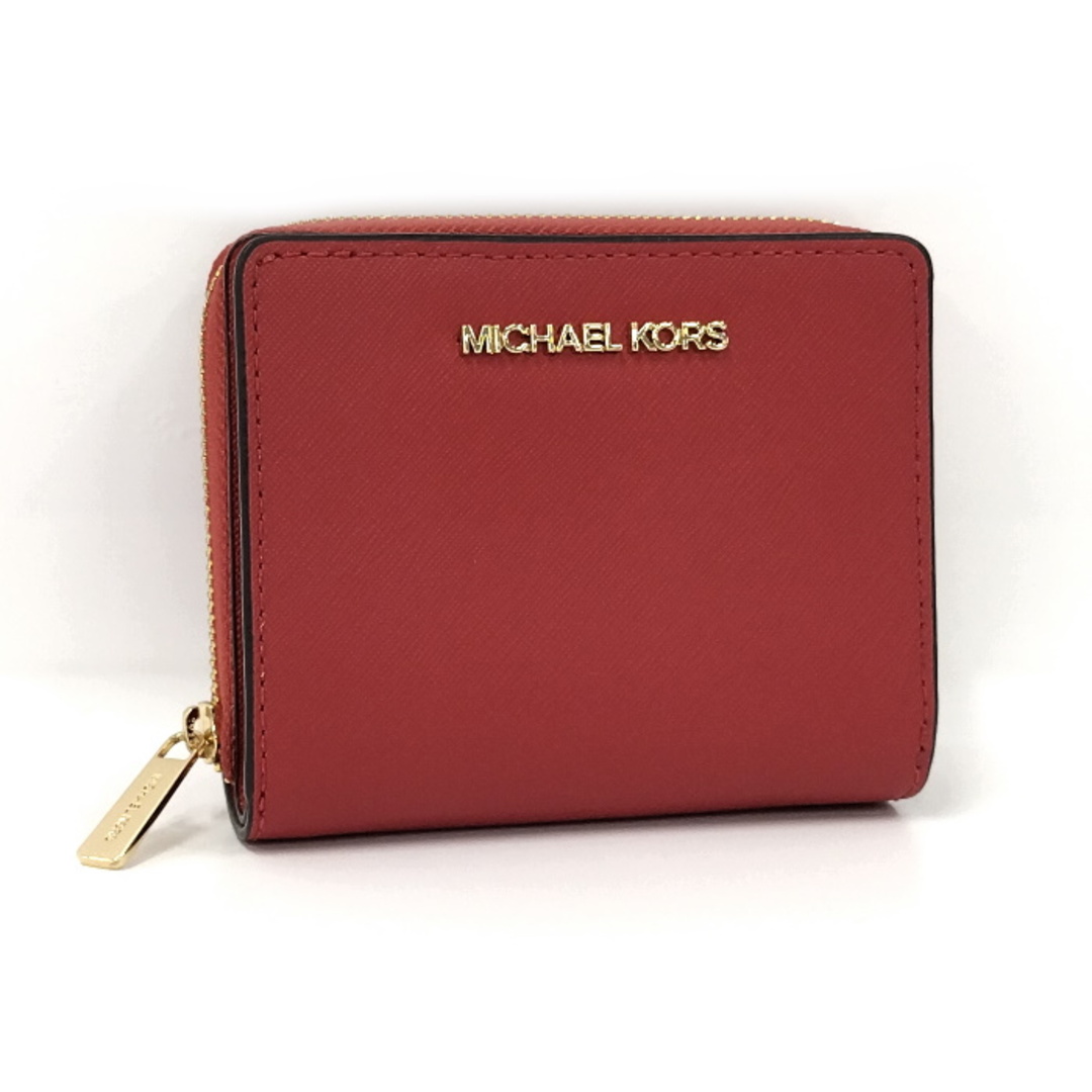 MICHEAL KORS 二つ折り財布 レッド